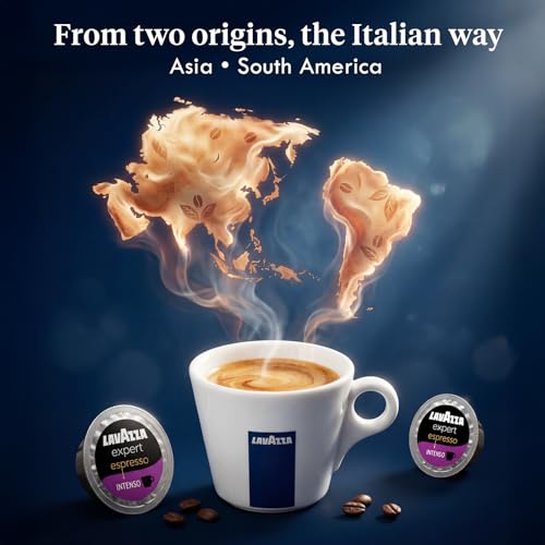 Lavazza Expert Espresso Intenso Capsules Dark Roast Coffee Pods 72ct