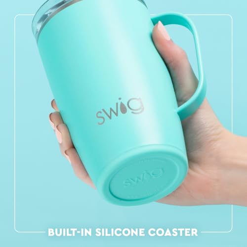 Swig Life 18oz Travel Mug with Handle & Lid - Mr Claus Edition
