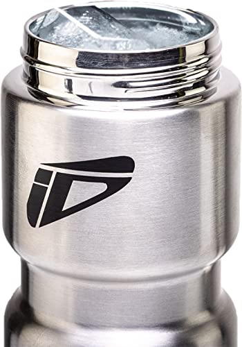 Speedfil Speedflask 21oz Insulated Stainless Steel Cycling Water Bottle with Bounce Back Lid - Silver