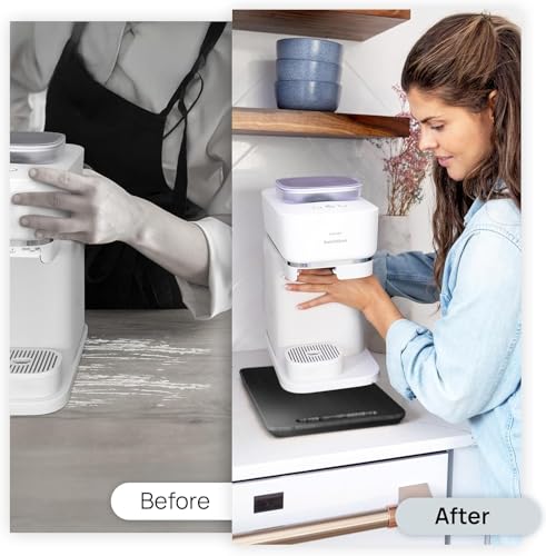 Ibyx Appliance Slider for Coffee Maker - 12x16 Inch Black Sliding Tray
