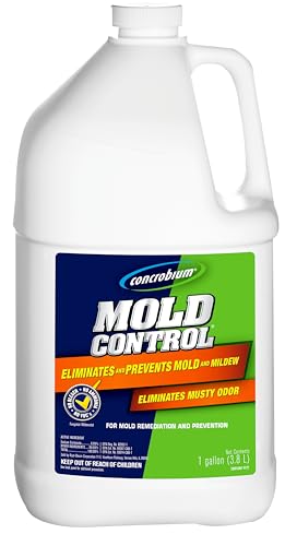 Concrobium Mold Control Refill Gallon - 128 Fl Oz, Mold & Mildew Eliminator, Odorless & VOC Free