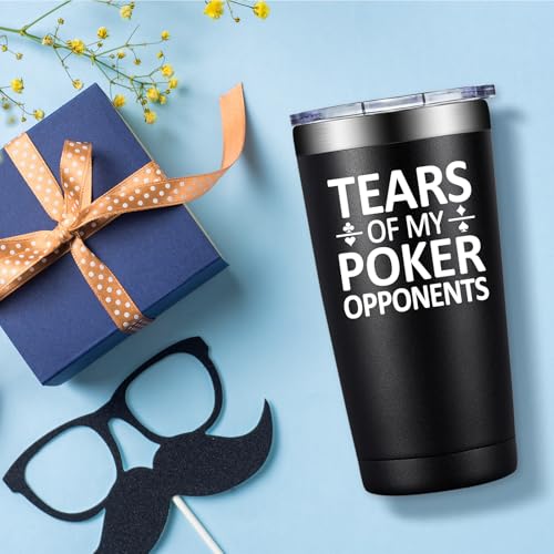 Poker Gifts for Men Women - Casino Gambling 20oz Tumbler