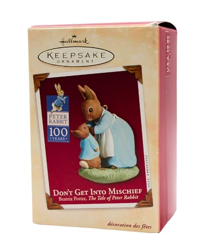 Hallmark Beatrix Potter Peter Rabbit 100 Years Christmas Ornament 2002