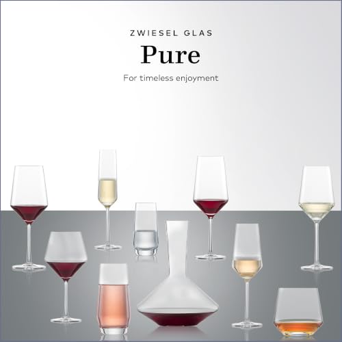 Zwiesel Glas Pure Cabernet Red Wine Glass Set of 4 - 19oz Dishwasher Safe Crystal