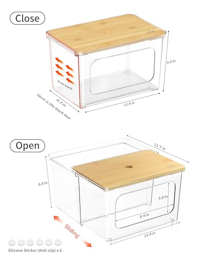 2 in 1 Trash Bag Dispenser & Under Sink Organizer - Clear Acrylic