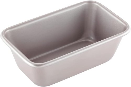 CHEFMADE Non-Stick Rectangle Loaf Pan - 1LB Oblong Bakeware for Bread & Meat Baking | Champagne Gold