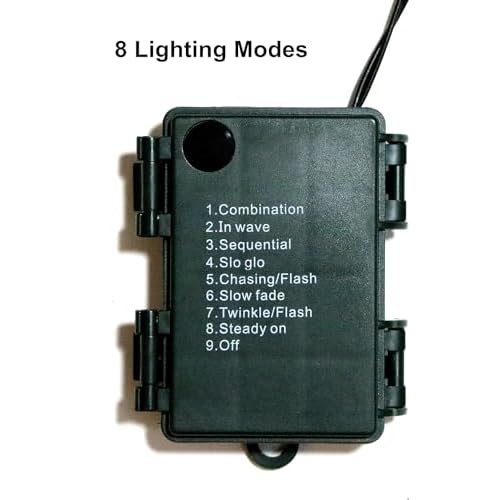 Haniz Christmas Garland 5.5 FT, 8 Lighting Modes Battery Operated, Lighted Christmas Garland 20 LEDs Pine Cones Red Berries