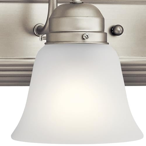 Kichler 5-Light Bathroom Vanity Light Fixture, Brushed Nickel, 36"