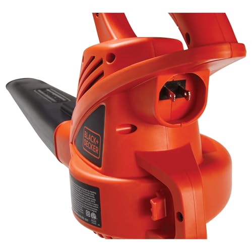 BLACK+DECKER 7-Amp Handheld Electric Leaf Blower - Corded, 180 MPH, Blower Only
