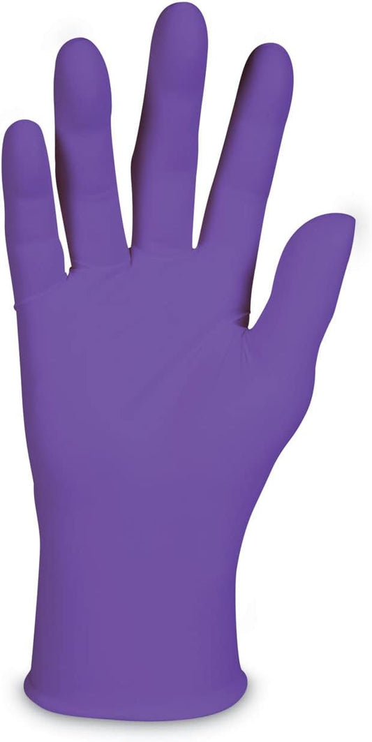 Regine Switzerland Powder-Free Exam Gloves - Non-Latex, Medium Size, 100 Count, Purple