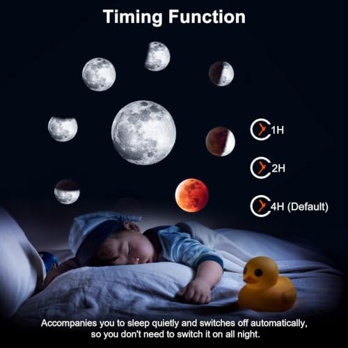 Galaxy Projector Night Light 13-in-1 Star Projector for Bedroom - White