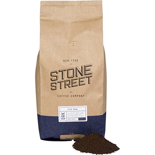 Stone Street Colombian Dark Roast Cold Brew Ground Coffee 5lb - Fresh Arabica Blend