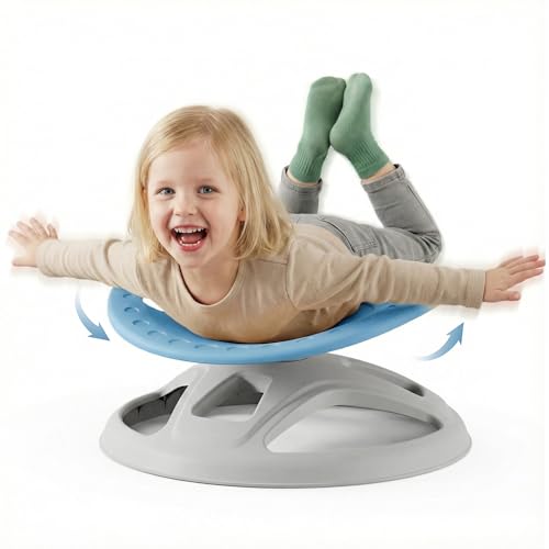 Brelley Blue Sensory Spinning Chair for Kids - Balance & Sensory Play Toy