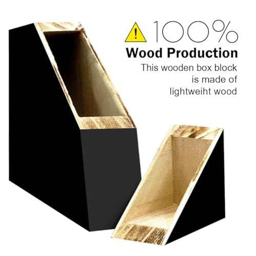 z-crange I Love You To The Moon And Back Black Wood Box Sign Desk Decor,Farmhouse Racing Checkered Flags Box Block Sign for Home Boys Room Shelf Table Decor Decorations¡¦