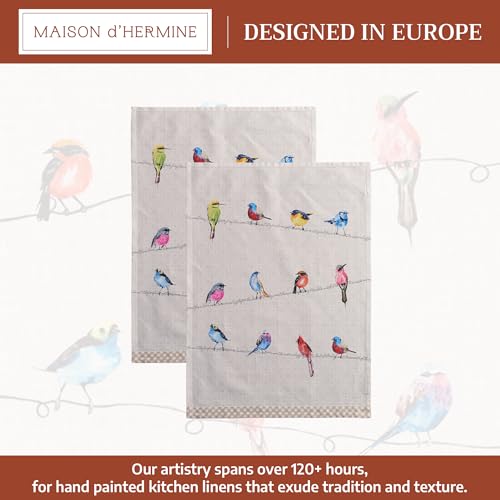 Maison d'Hermine 100% Cotton Kitchen Towels Set of 2 20 x 27.5 in