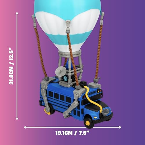 Color Changing LED Gaming Lamp with Headphone Stand - Fortnite Battle Bus Light
