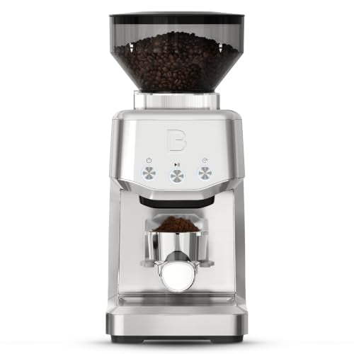 Conical Burr Coffee Grinder with 35 Grind Settings - Compact Home Use