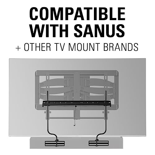 TV Soundbar Wall Mount Bracket Adjustable for Speakers up to 20lbs