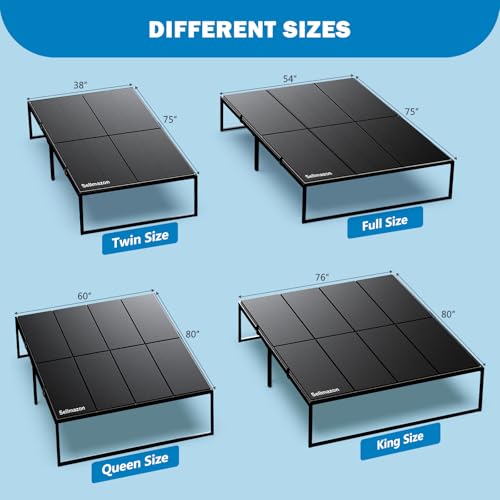 Full Size Bunkie Board 54x75'' Heavy Duty Support Slats, Foldable & Waterproof