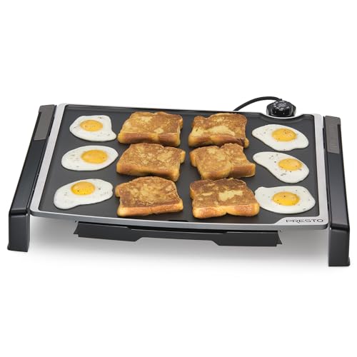 Presto Tilt-N-Fold XL Electric Griddle - Large Nonstick Kitchen Appliance