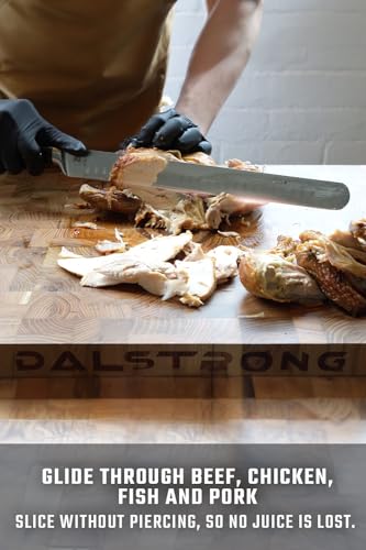 Dalstrong 12-Inch Granton Edge Carving Knife - German Steel, Full Tang