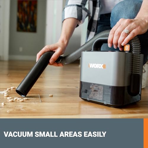 WORX Cordless Cube Vac 20V Handheld Vacuum with Battery & Charger