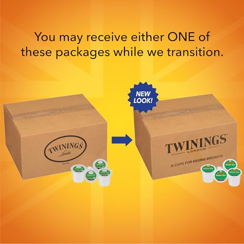 Twinings Green Tea K-Cup Pods - 56 Count, Caffeinated, Smooth & Refreshing, Compatible with Keurig - Variation: Green Tea / 56 Count