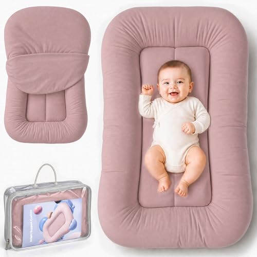 NestleMom Rose Petal Infant Support Cushion for Newborns 0-24 Months