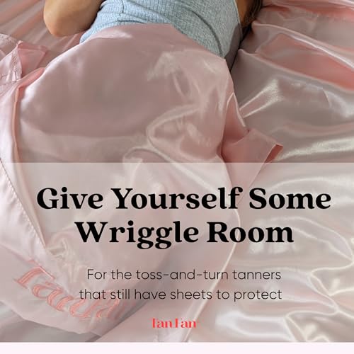 Self Tan Sleep Sack for Hot Sleepers - Cooling, Stain-Resistant, Roomy Sleep Wrap