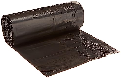 Ultrasac 45-55 Gallon Black Trash Bags with Drawstrings - 100 Pack, Fits Rubbermaid Brute Cans
