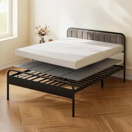 Queen Size Foldable Bunkie Board for Mattress Support, Anti-Sag, 80.3x60.2 in
