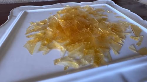 De-Waxed Super Blonde Shellac Flakes 1 lb for Wood Finishing & Restoration