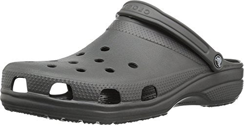Unisex Classic Clogs for Adults - Slate Grey, 10 Women / 8 Men