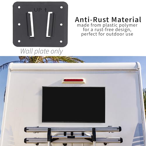 VIVO RV Large TV Wall Mount for Screens up to 55 Inches – Single Wall Plate, Anti-Rust, Easy Install