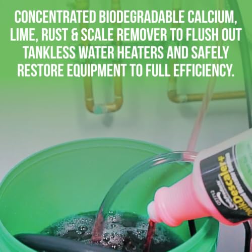 QwikDescaler+ 1 Gal Tankless Water Heater Descaling Solution with Indicator