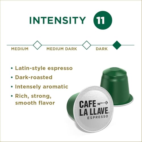 Espresso Coffee Pods - Dark Roast Latin Style, 80 Count - Compatible with Nespresso Original