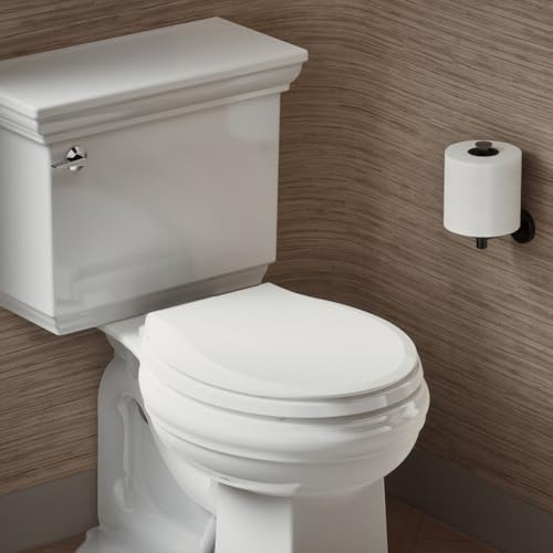 Kohler Cachet Nightlight Round Toilet Seat Soft Close White with ReadyLatch