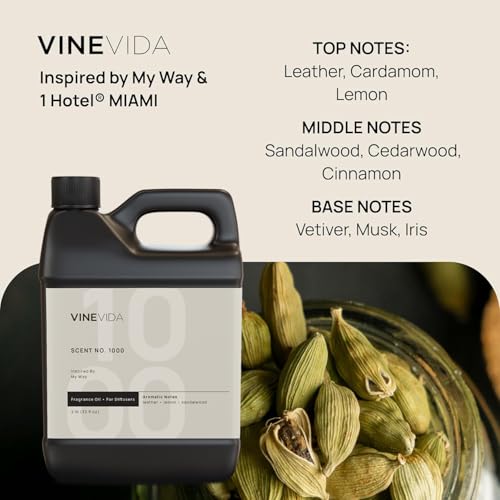 VINEVIDA My Way Diffuser Oil 32oz - Hotel Scent Inspired by My Way, Long-Lasting Aromatherapy for Diffusers