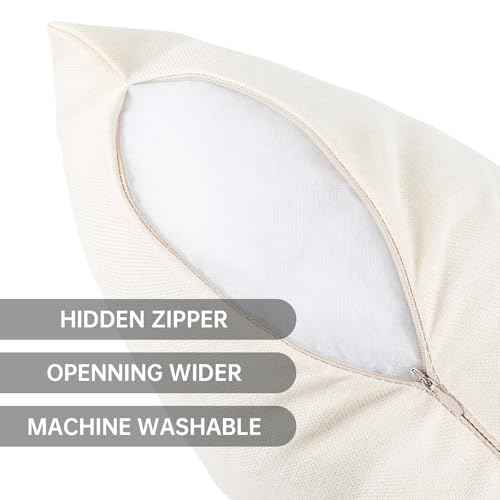 Buffalo Plaid Christmas Pillow Covers 18x18 Red Black Green Set of 4 Farmhouse Christmas Decorations Throw Pillow Covers Winter Holiday Linen Cushion Case for Home Sofa Couch Bed Chair