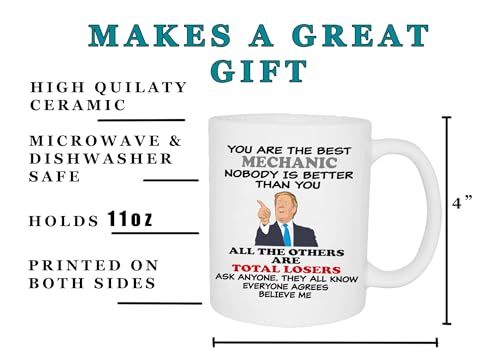 Rogue River Tactical Funny Coffee Mug Best Mechanic Believe Me