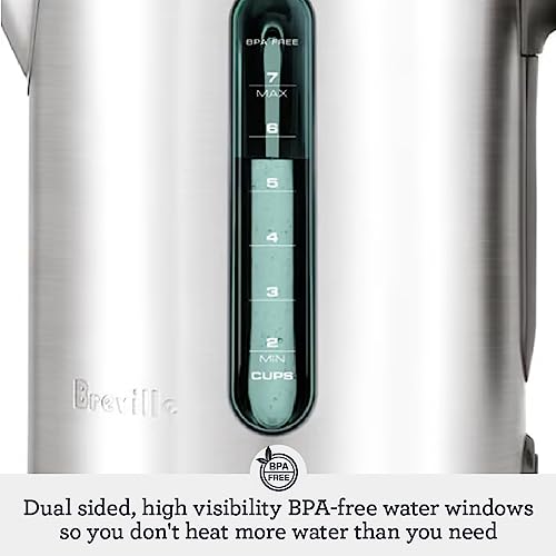 Breville BKE700BSS Soft Top 1.7L Hot Water Kettle - Brushed Stainless Steel