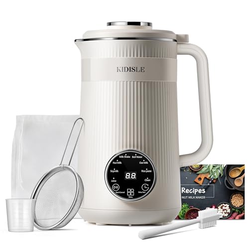 KIDISLE 8-in-1 Nut Milk Maker Machine - Cream Self-Cleaning 32oz