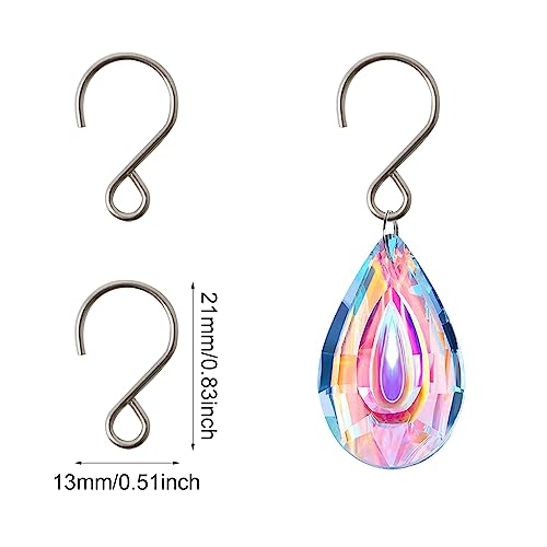 Mini Stainless Steel S Hook 200PCS for Crafts, Decorations & Hanging