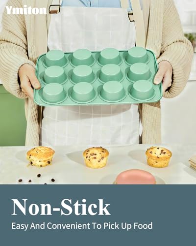 Ceramic Nonstick Baking Pans Set, Non Toxic 33 PCS Stackable Bakeware