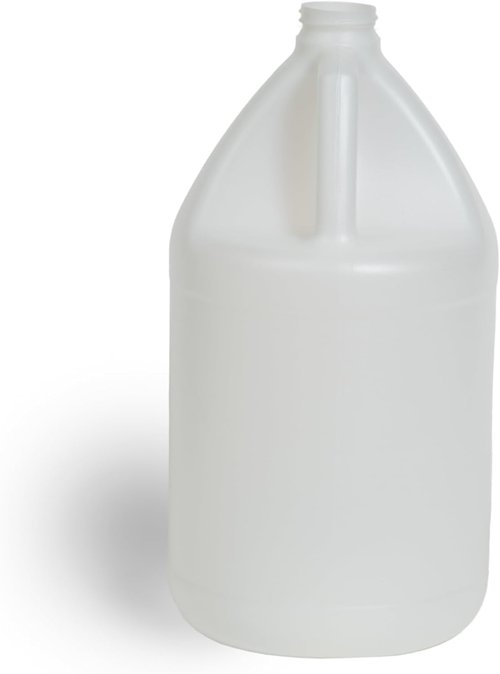 FastRack 1 Gallon Water Jug (9-Pack) | Round Reusable Plastic Jugs with Lids | BPA-Free HDPE Water Container for Liquid Storage, Brewing, Camping & Emergency Prep