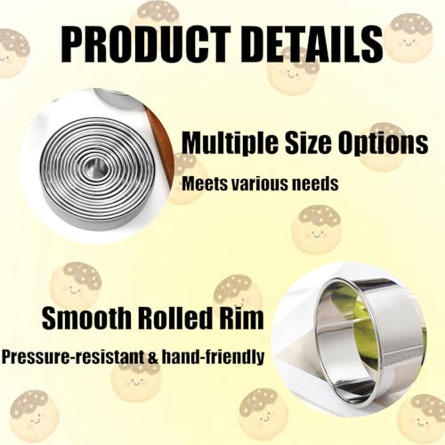 42-Piece Stainless Steel Cookie Cutter Set for Baking & Decorating