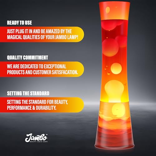 JAMBO Sunset Motion Lamp - 15.5-Inch Relaxing Nightlight & Home Decor