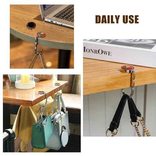 Christmas Stocking Holders for Mantle Set 4, Fireplace Stocking Holder, Metal Stocking Hangers for Mantle, 4 Pcs Hooks Garland Hanging Party Decoration Silver Flat Dog Heavy Xmas Weighted Mantel Decor