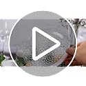 Clear Disposable Plastic Plates Set - Hammered Heavy Duty Dinner & Salad Plates, 60 Pieces - Bridal & Party Use