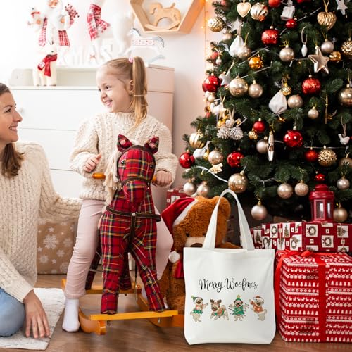 Kunlisa Leopard Print Christmas Tree Tote Bag - Funny Christmas Pu Variation